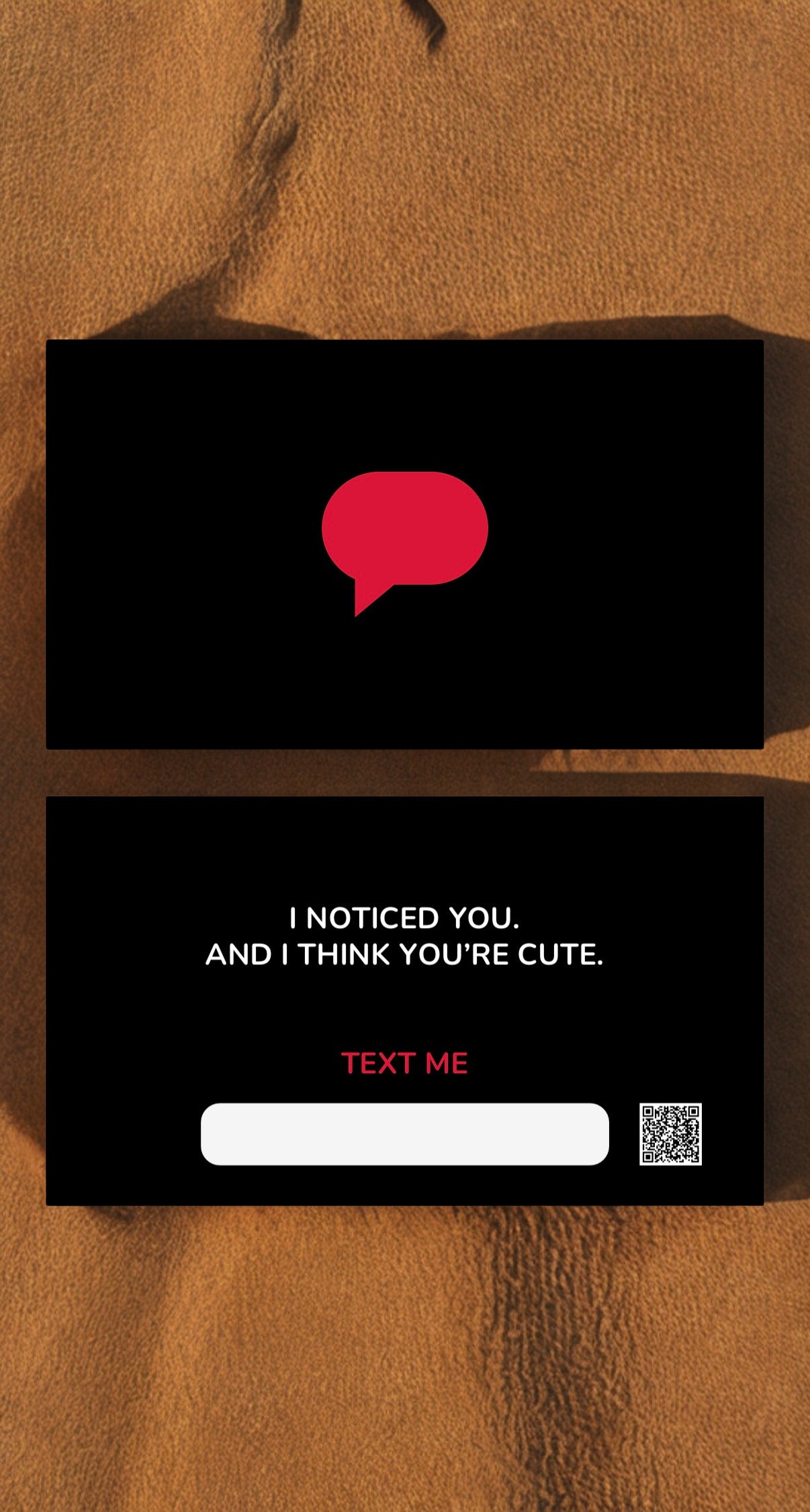 FLIRTY CALL ME CARDS Heatwave