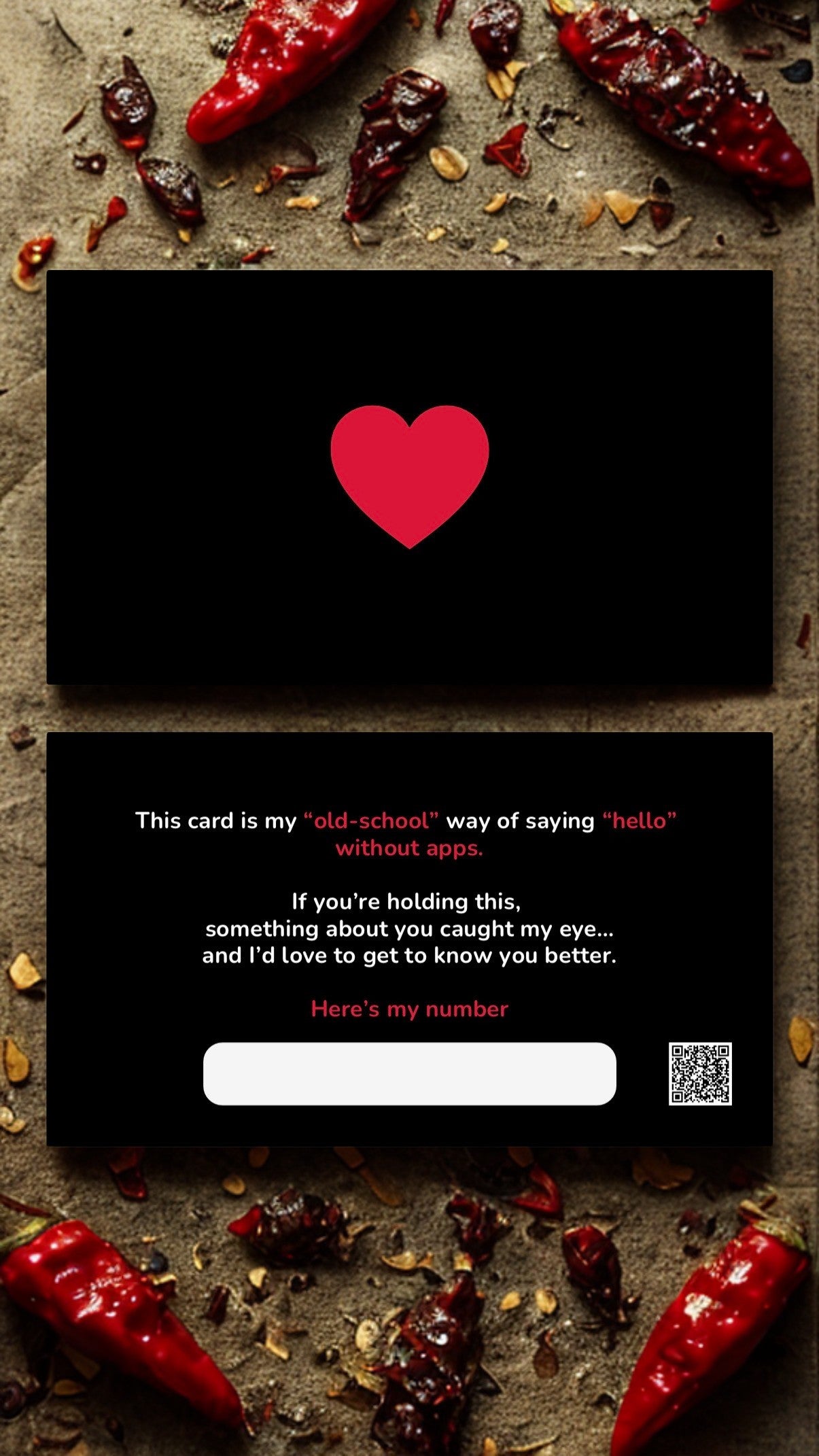 FLIRTY CALL ME CARDS Caution Extremely Hot