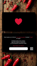 Spanish FLIRTY CALL ME CARDS Caution Extremely Hot