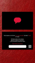 Spanish FLIRTY CALL ME CARDS Red Flag Warning